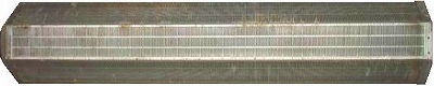 ロータリー式米選機の網の写真
